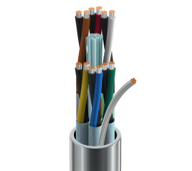 Belden Kabel do transmisji danych 8778 6 -parowy Polichlorek winylu 30V 152 m Srebrny