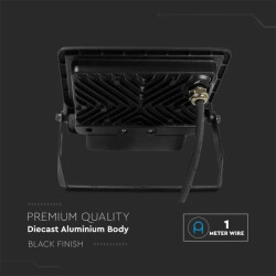 Projektor LED z czujnikiem ruchu 30W 2340lm 6500K Dioda SAMSUNG IP65 Kabel 1m Czarny 5 Lat Gwarancji 20288
