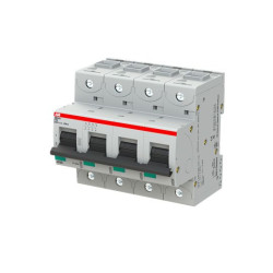 Wyłącznik nadprądowy MCB, Typ Z, 4-biegunowy, 90A, 240V, ABB, S800U