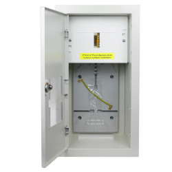 Rozdzielnica licznikowa p/t RL-1F6zS z zamkiem i szybą Elektro-met