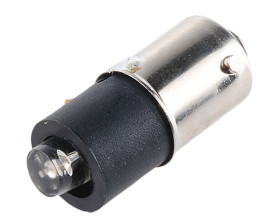Lampka kontrolna Żółty 110V dc BA9s LED średnica 4.8mm długość 26mm