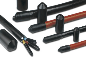 0-palczasta, Czarny, materiał: Poliolefina usieciowana (POX), 40mm,HellermannTyton