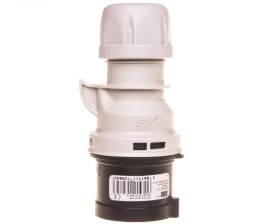 Wtyczka przenośna 16A 4P 500V czarna IP44 SHARK 014-7