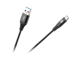 Kabel USB - USB typu C REBEL 200 cm czarny