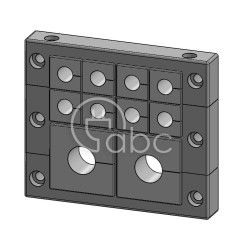 Rama przepustowa KEL 16-MT, na 8 modułów KT małych i 2 moduły KT duże,...
