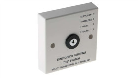 Przełącznik Testowy Do Oświetlenia Awaryjnego, 240 V Ac, 86 X 86 X 25 Mm
