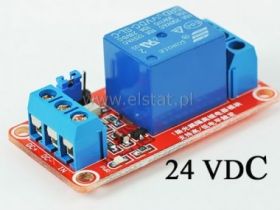 Moduł 1-kanałowy przekaźnik 24V 10A