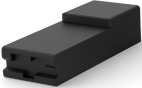 Insulating housing for 6.35 mm, 1 pole, PBT, UL 94V-0, black, 926539-5