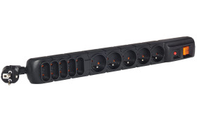 S10 - Filtr zasilający Acar - 5 gniazd EURO i 5 gniazd EUROPLUG