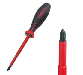 Śrubokręt Wkrętak Izolowany Krzyżakowy Izolacyjny PH2 VDE 8,60x100 mm CIMCO