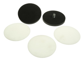 Magnes neodymowy, typ: Nadstawka, siła pociągowa: 42kg, mocowanie: Otwór gwintowany M8, dł.: 23.5mm, gr.: 8.5mm