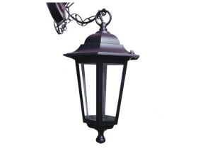 Lampa ogrodowa LO4105, wisząca czarna,