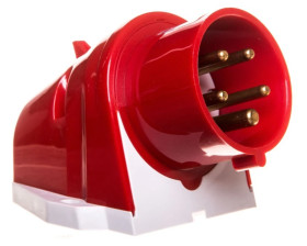 Wtyczka odbiornikowa naścienna Quick-Connect 16A 5p 400V 6h IP44 242001