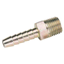 Draper 25840 1/4&quot; Bsp Taper 1/4&quot; Bore Pcl Male Screw Tailpiece Pack of 5