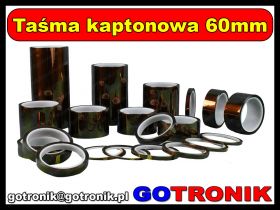 Taśma kaptonowa szerokość 60mm