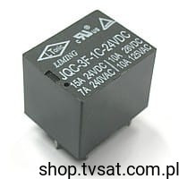 JQC-3F-1C-24VDC Relay 24VDC 15A THT LIMING USED