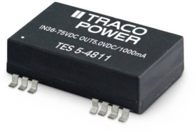 TracoPower TES 5-2421 Przetwornica DC/DC, do SMD 24 V/DC 5 V/DC 200 mA 5 W Ilość wyjść: 2 x Content 1 szt.