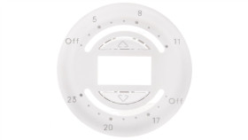 Celiane Plakietka Do Zegara Sterowania Rolet Biała 068159