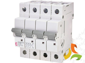 Wyłącznik nadprądowy C 63A 3P+N 10kA ETIMAT P10 276341102 ETI