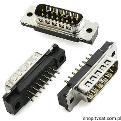 100344-1 D-SUB Connector DB15 TO-PCB AMP