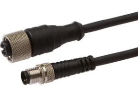 Kabel połączeniowy gniazdo proste M12 wtyk prosty M8 3 pin 5m VK500F64
