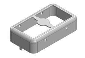 Obudowa ekranowana, Stal cynowana, 21 x 12 x 5mm, MS210-10