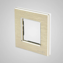 TouchMe Ramka pojedyncza aluminiowa złota TM628G