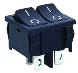 MRS2101A-C3B (KCD1) 6A 250V PODWÓJNY ON-OFF