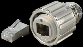 17-10013E RJ45 plug, shielded, metallised