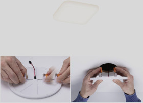 Oświetlenie wewnętrzne LED Paulmann EB Panel Veluna VariFit 92393 4.50 W