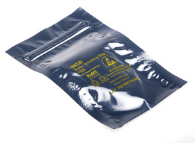 Torba antystatyczna szerokość 76mm Zamek błyskawiczny długość 127mm Torba z osłoną antystatyczną typ: Worek