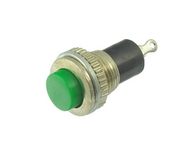 Przełącznik przyciskany DS-316 zielony OFF-(ON)