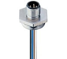 Złącze panelowe FIXCON/M12 4-pinowe męskie do montażu przedniego RSFM 4/20/0,5 M