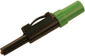 4 mm plug, screw connection, 1.5 mm², CAT O, green, 931825104