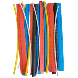 Zestaw rurek termokurczliwych, 3/5/8/10/15-25cm, różne kolory 08326 /20szt./