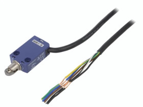 XCMD2102L3 Wyłącznik krańcowy rolka metalowa Ø11,6mm NO + NC 6A IP66