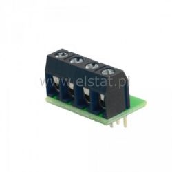 Złącze AK 4-piny niebieskie do płytki stykowej