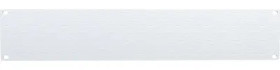 Blind plate, aluminum, (H) 89 mm, 2 U, PBPA19003UNF