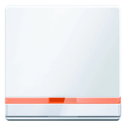 Klawisz z 2 dołączonymi soczewkami i polem opisowym śnieżnobiały aksamit Q.1 16286089