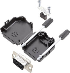 encitech 6355-0001-11 Zestaw listew żeńskich D-Sub DPPK09-BK-DBS-K, rzędy: 2, styki: 9, 180 °, 1 zest.