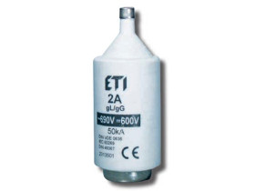 Wkładka topikowa zwłoczna 690V AC / 600V DC DIII/gG 16A 690V AC/600V DC 002313505 ETI