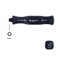 Rączka wkrętaka rozmiar końcówki: 4 mm, grot sześciokątny Bernstein Uchwyt wkrętaka