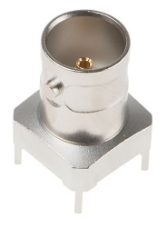 Złącze koncentryczne Montaż na płytce drukowanej Żeński 75Ω typ złącza Złącze BNC 0 to 4GHz Przepust