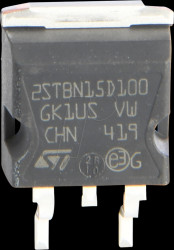 2STBN15D100 Darlington transistor, NPN, 100V, 12A, 70W, D2PAK