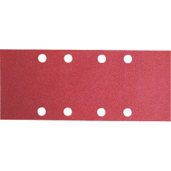 Bosch 2609256A83 Sandpaper Sheet Hook &amp; Loop Perforated 120 Grit 185 x 93mm 10pk