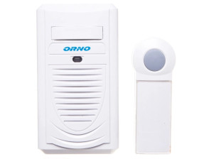 Dzwonek bezprzewodowy DISCO AC 230V z learning system biały OR-DB-KH-123