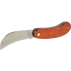 Nóż sierpak ogrodniczy Modeco Expert MN-63-052 z drewnianą rękojeścią – 1 szt.
