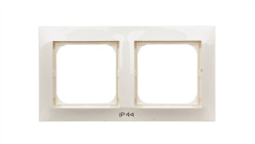 Impresja Ramka Podwójna Do Łączników Ip44 Ecru Rh-2Y/27
