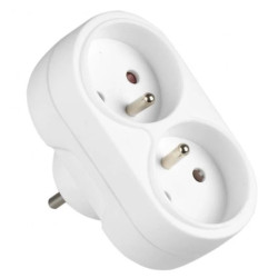 Rozgałęźnik sieciowy 2x 2P+0 3500W 230V VA0131 VAYOX