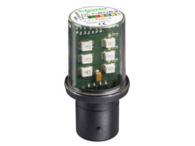 DIODA LED Z TRZONKIEM BA 15D 24V ZIELONA